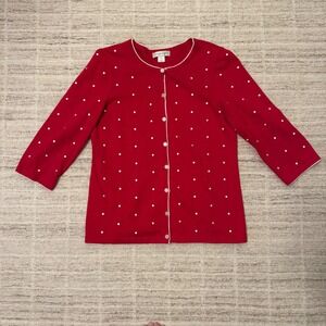 Christopher & Banks Cardigan Festive